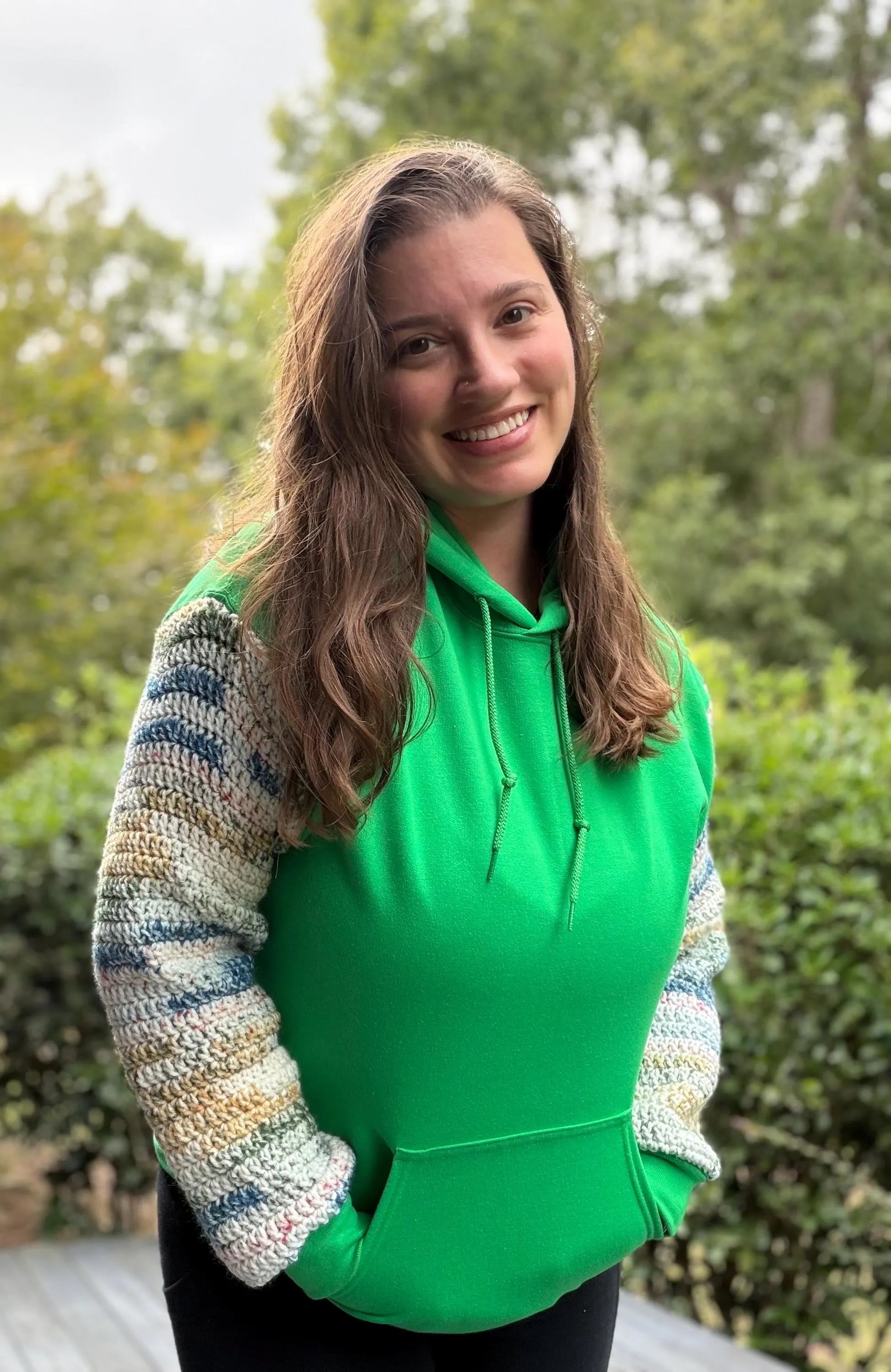 Crochet Hoodies and Sleeve